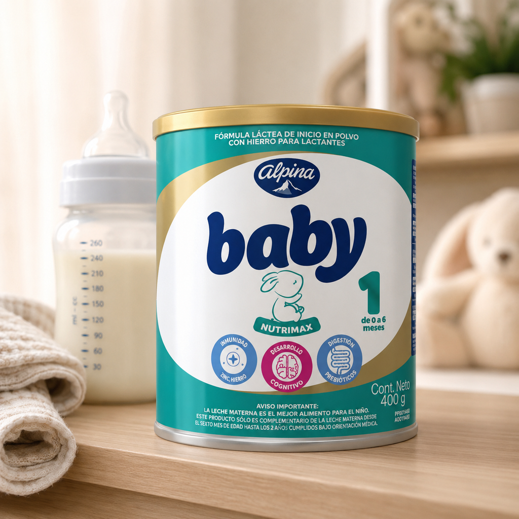 LECHE BABY ALPINA ETAPA 1 X 400 - imagen 4