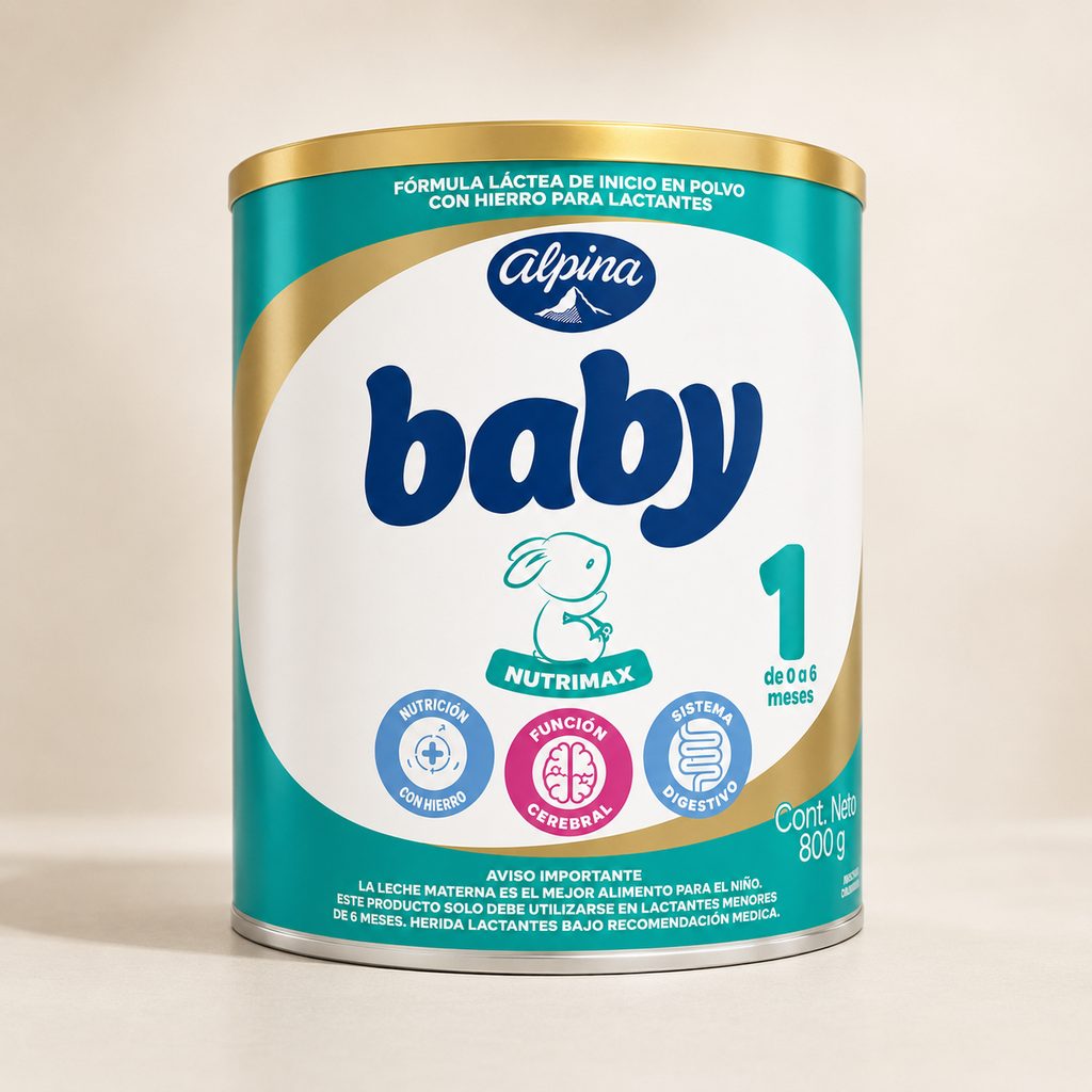 LECHE BABY ALPINA ETAPA 1 X 800 - imagen 3