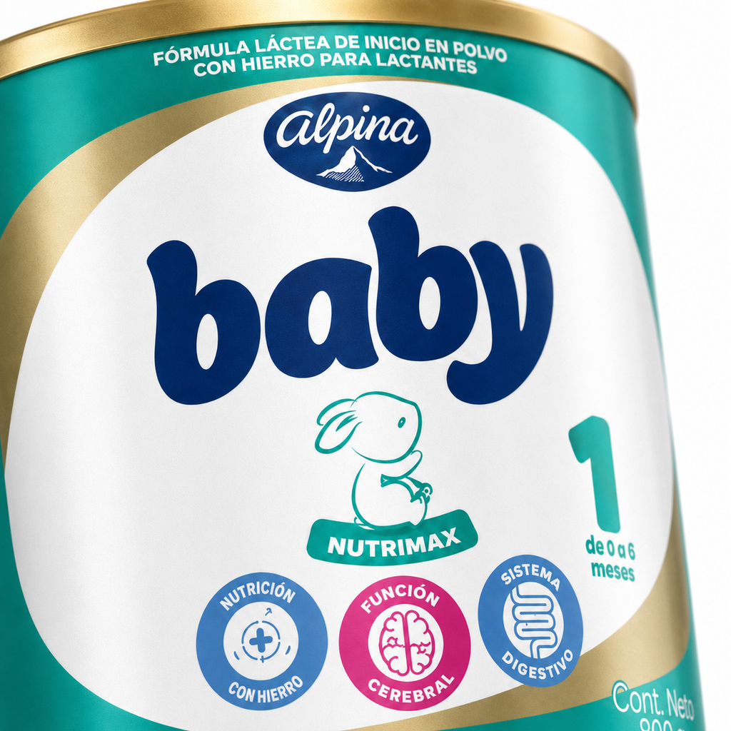 LECHE BABY ALPINA ETAPA 1 X 800 - imagen 5
