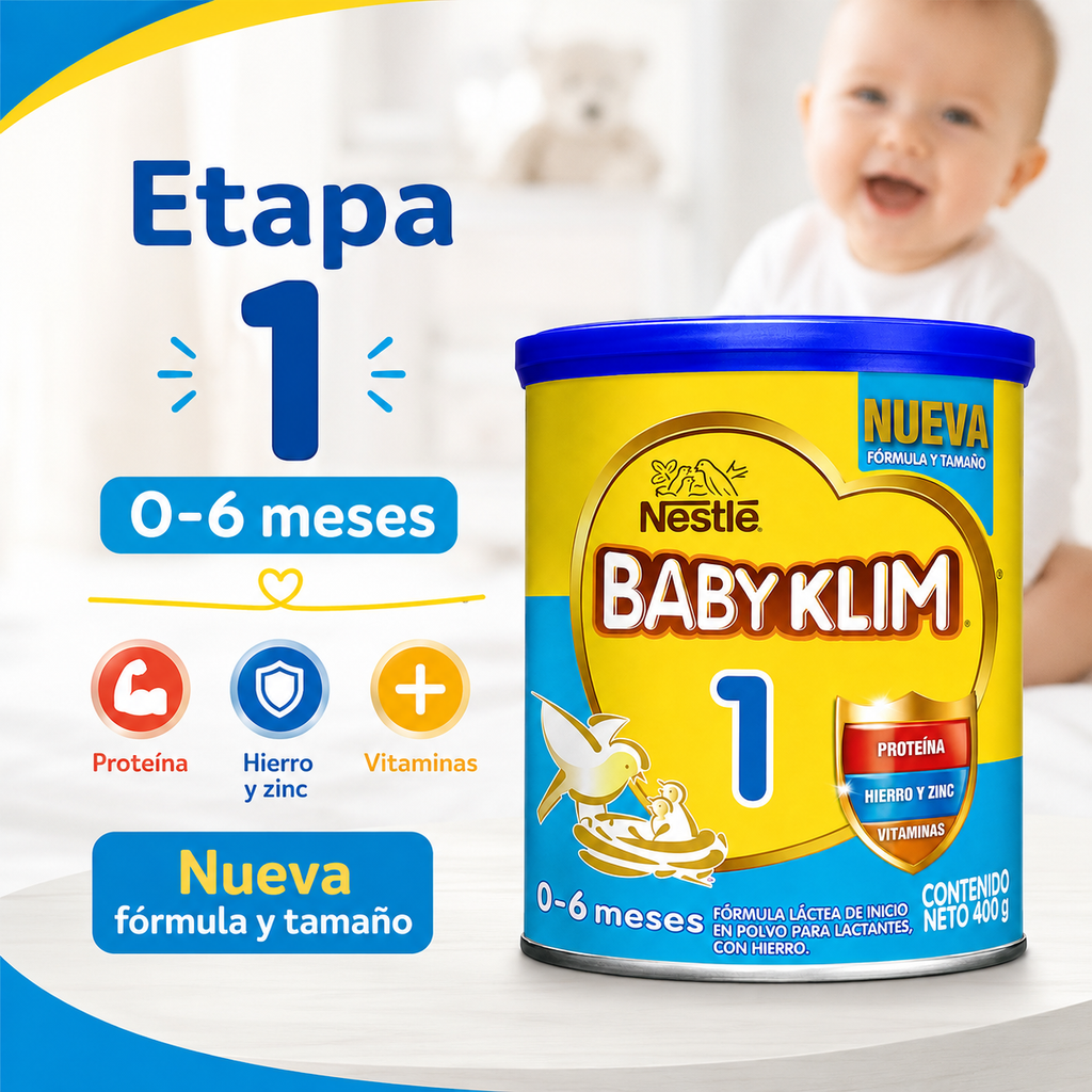 LECHE BABY KLIM ETAPA 1 X 400 - imagen 6
