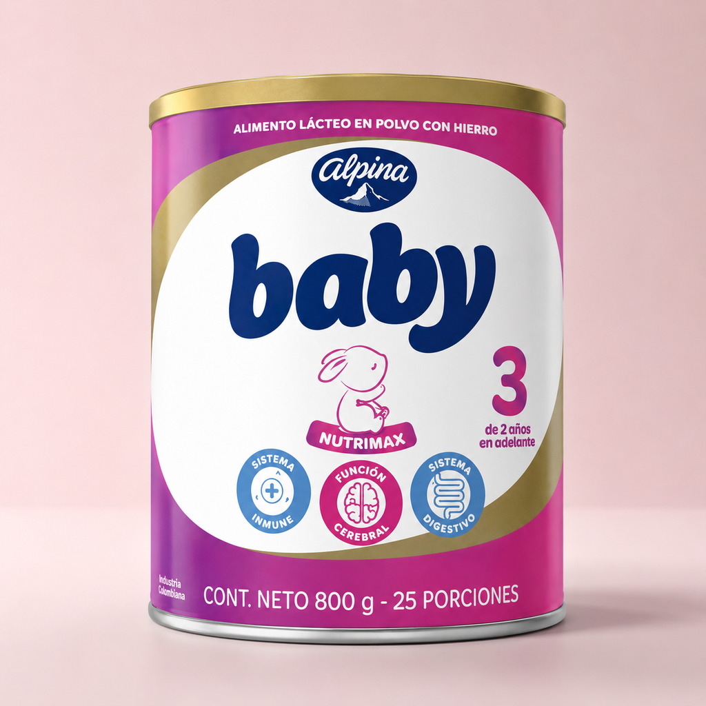 LECHE BABY ALPINA ETAPA 3 X 800 - imagen 2