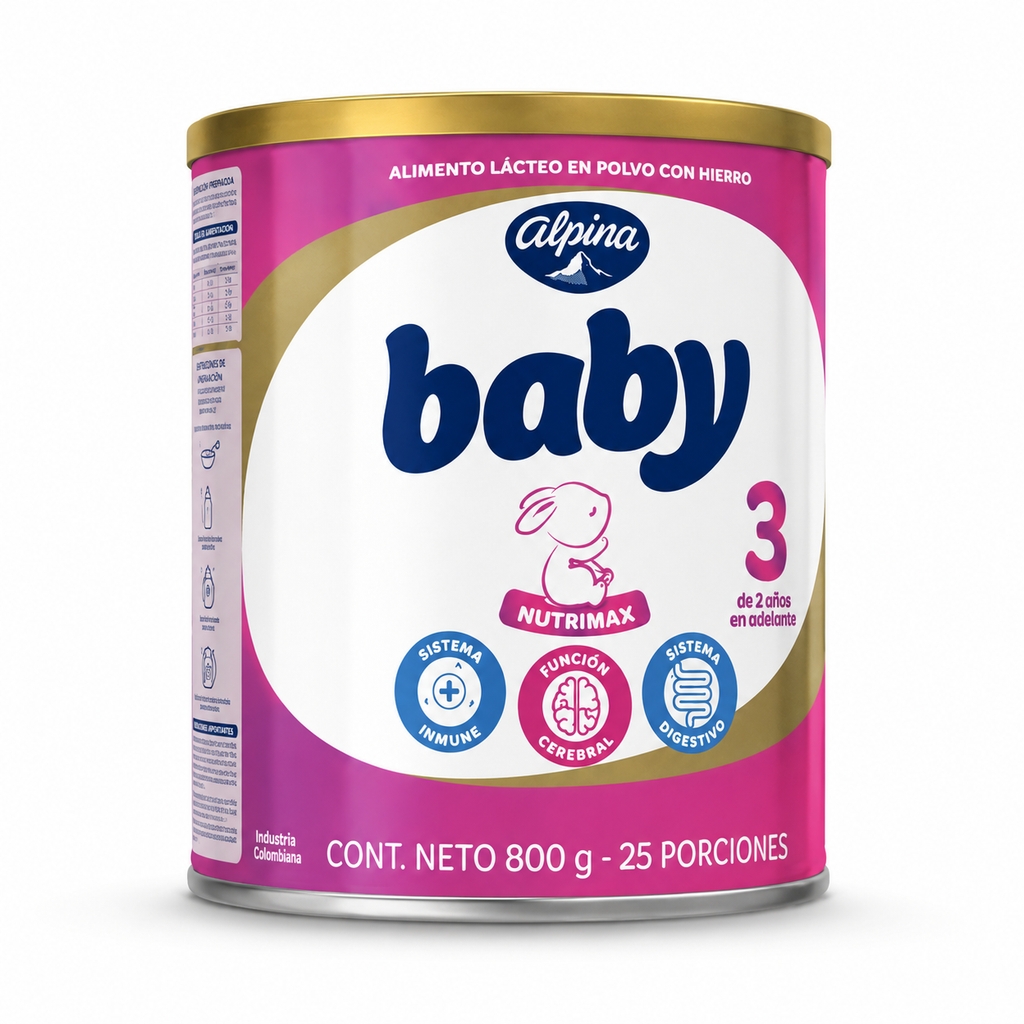 LECHE BABY ALPINA ETAPA 3 X 800 - imagen 5