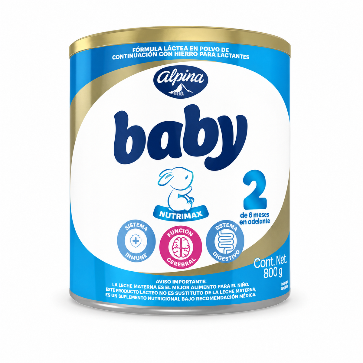 LECHE BABY ALPINA ETAPA 2 X 800 - imagen 2