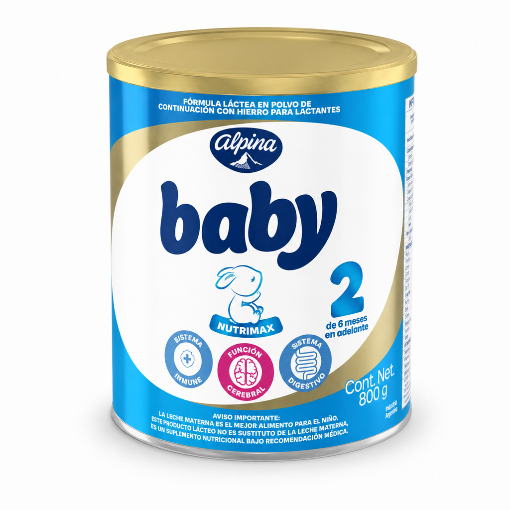 LECHE BABY ALPINA ETAPA 2 X 800 - imagen 6