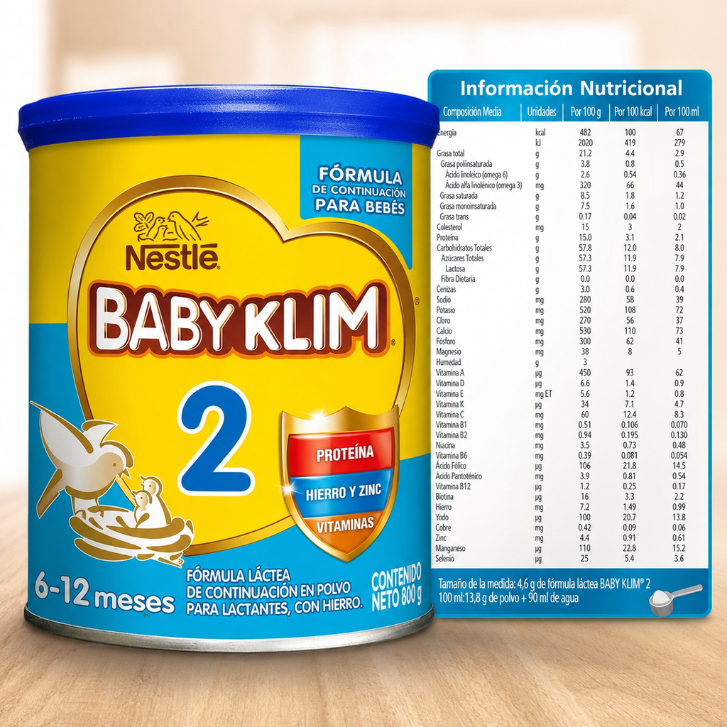LECHE BABY KLIM ETAPA 2 X 800 - imagen 5