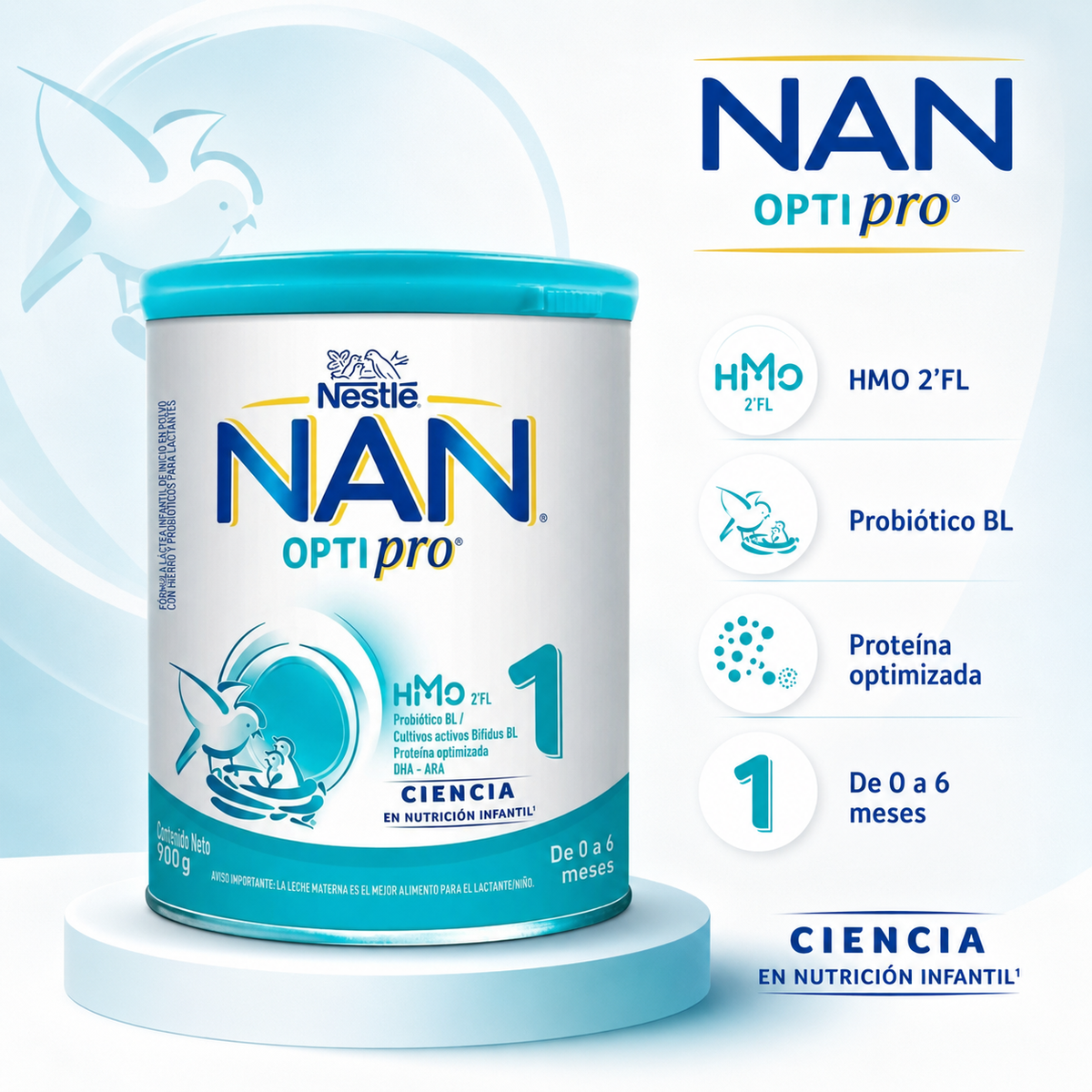 LECHE NAN ETAPA 1 X 900 - imagen 6