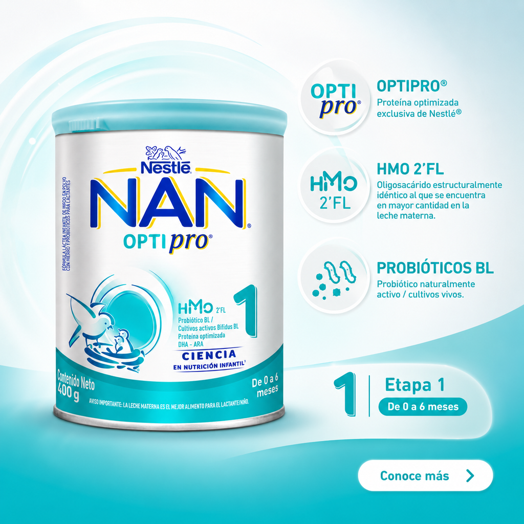 LECHE NAN ETAPA 1 X 400 - imagen 6