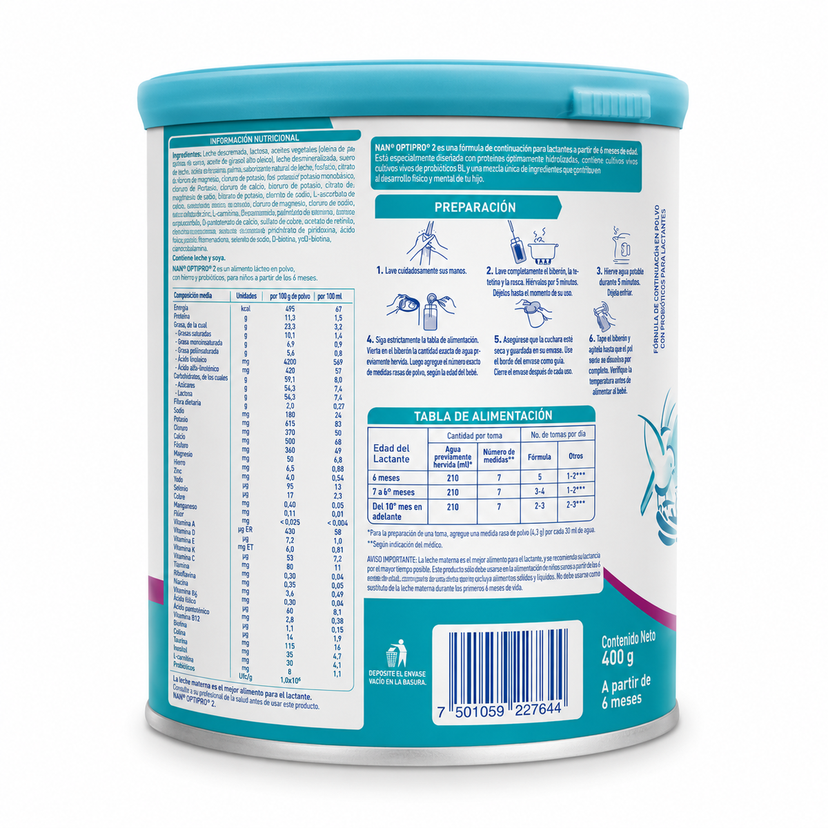 LECHE NAN ETAPA 2 X 900 - imagen 6