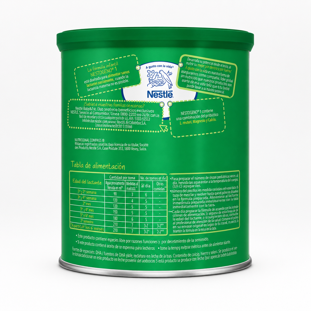 LECHE NESTOGENO ETAPA 1 X 400 - imagen 5