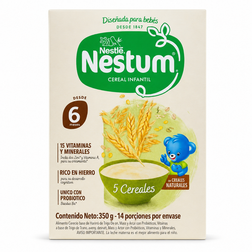 NESTUM 5 CEREALES X 350 GR - imagen 1