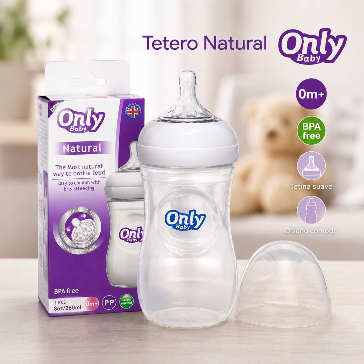 Tetero Only Baby 8 oz (240 ml)