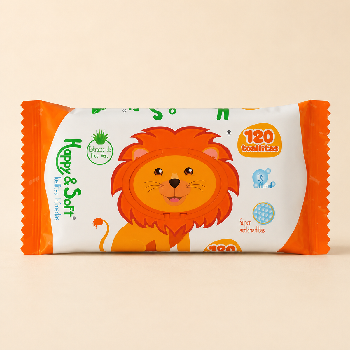 TOALLAS HUMEDAS HAPPY SOFT LEON X 120 - imagen 2