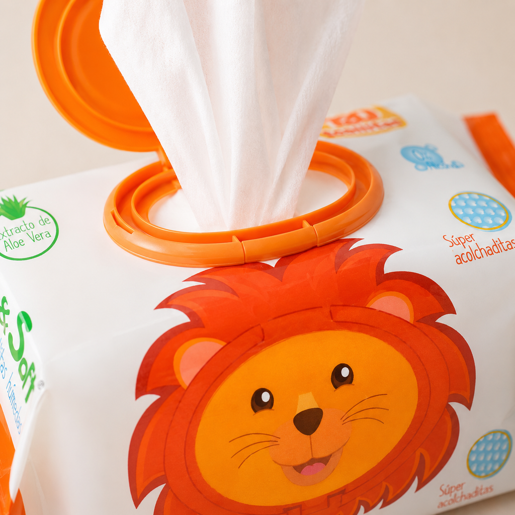TOALLAS HUMEDAS HAPPY SOFT LEON X 120 - imagen 4