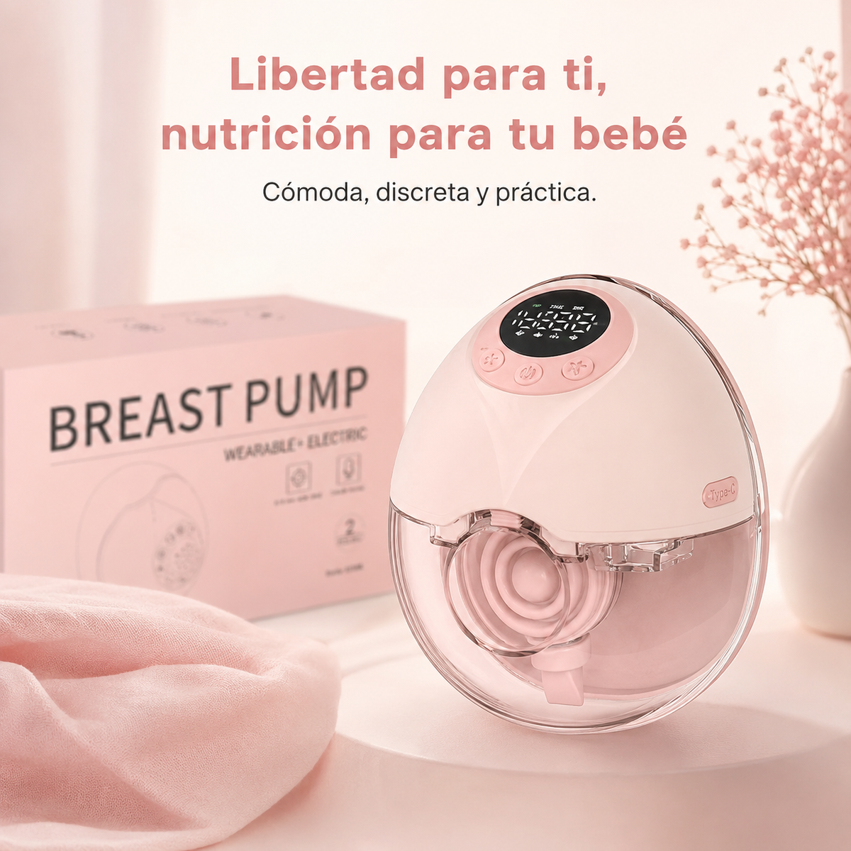 Extractor de Leche Eléctrico Inalámbrico Doble (Manos Libres)