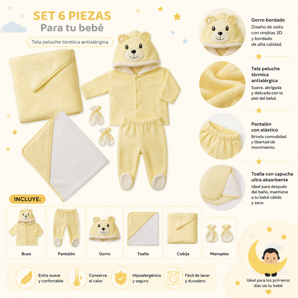 PRIMER DIA PELUCHE SUEÑITOS BABY - imagen 1