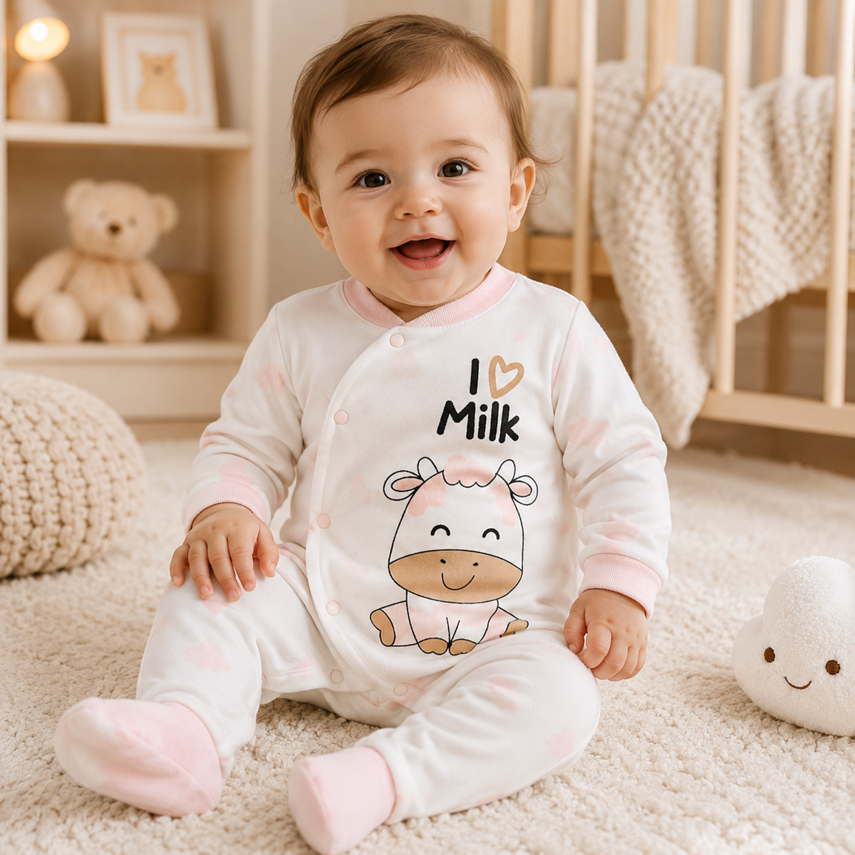PIJAMA VACA SUEÑITOS BABY - imagen 9
