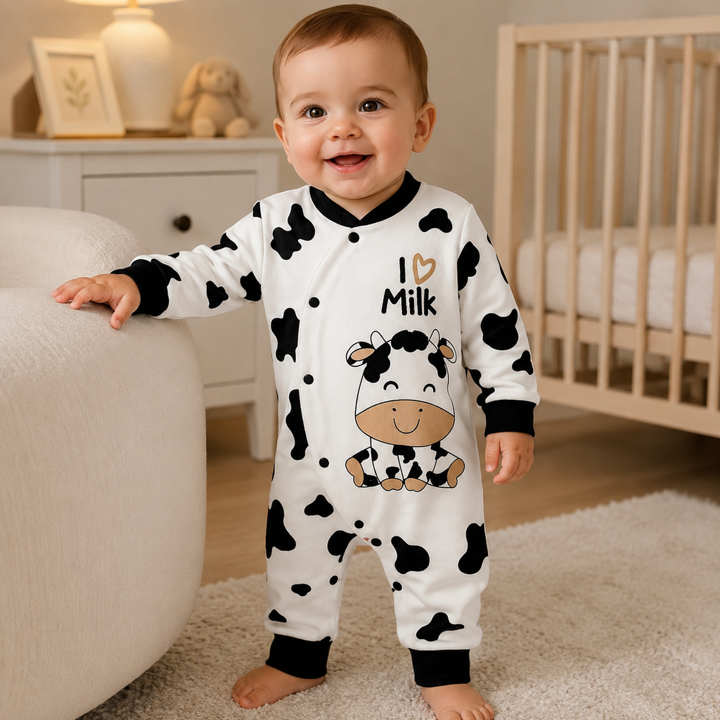 PIJAMA VACA SUEÑITOS BABY - imagen 3