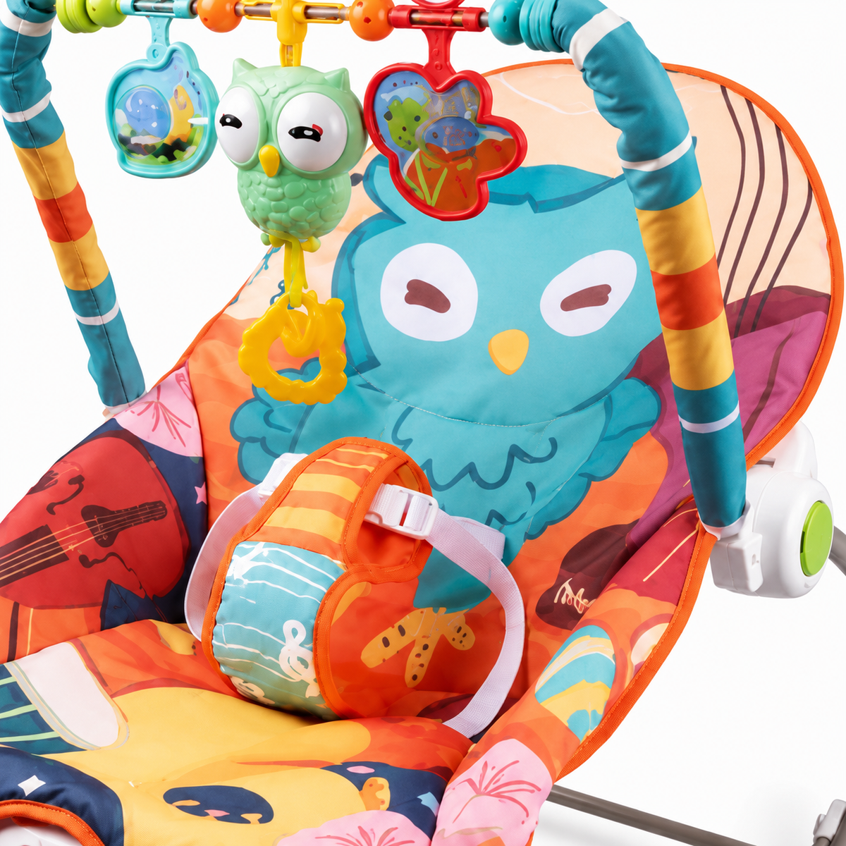SILLA ROCKER MECEDORA CON VIBRACOIN MUSICAL BUHO - imagen 5