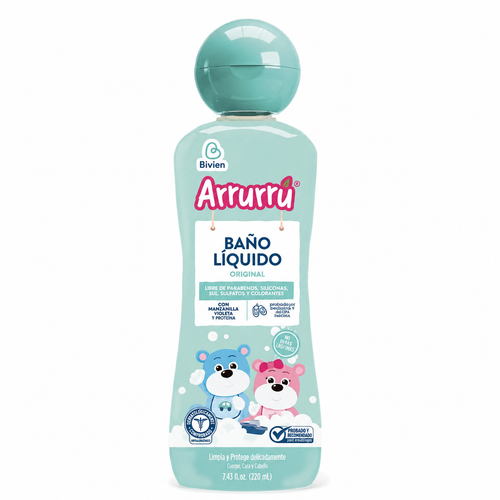 BAÑO LIQUIDO ARRURU ORIGINAL X 220 ML - imagen 1