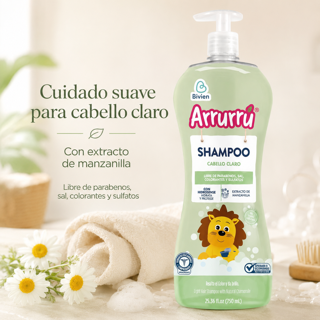 SHAMPOO ARRURU CABELLO CALRO X 750 ML - imagen 6