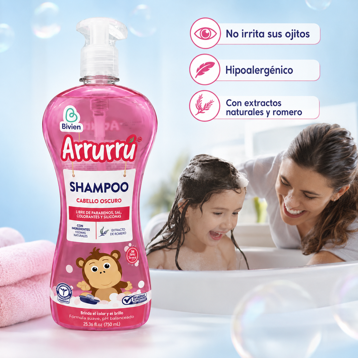 SHAMPOO ARRURU CABELLO OSCURO X 750 - imagen 6
