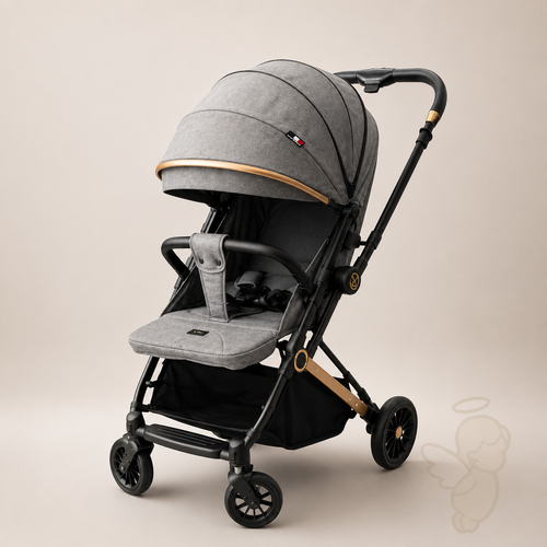 COCHE MALETA BURBAY REVERSIBLE GRIS AG626 - imagen 2