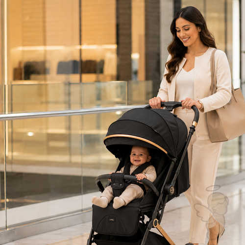 COCHE MALETA REVERSIBLE BURBAY NEGRO AG9155 - imagen 2