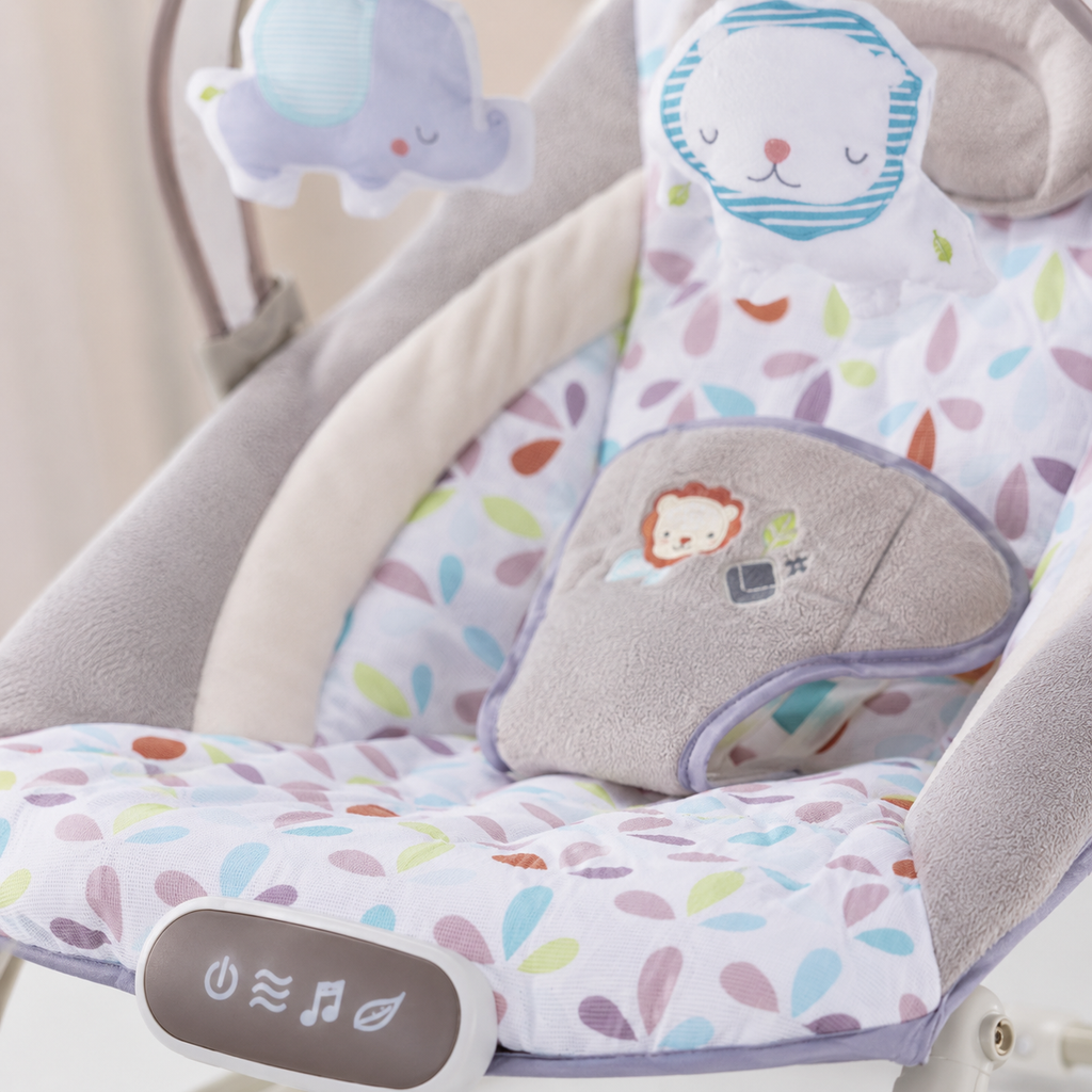 SILLA MECEDORA MUSICAL CON VIBRACION CONFETI - imagen 3