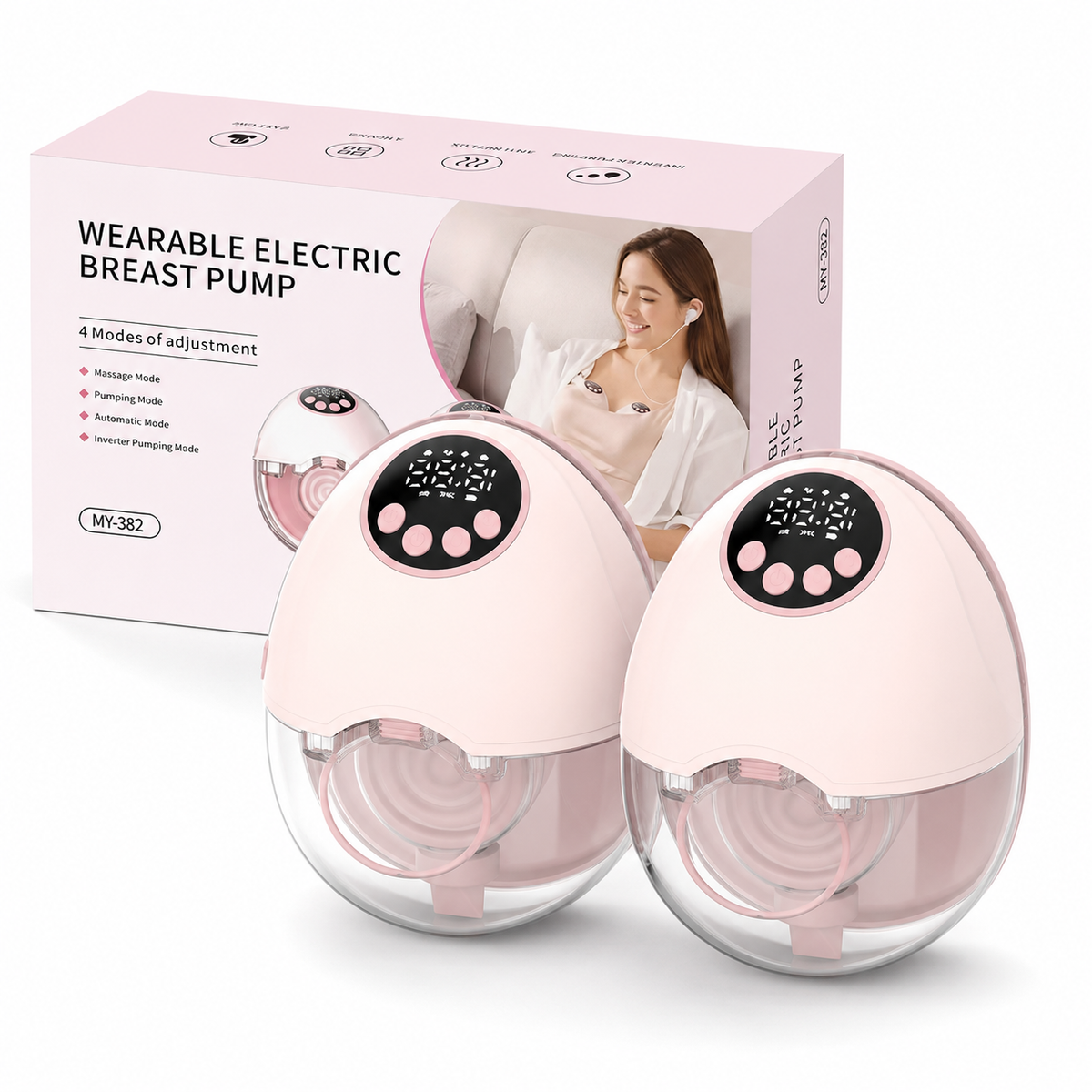Extractor de Leche Eléctrico Inalámbrico Doble Pro (Manos Libres)