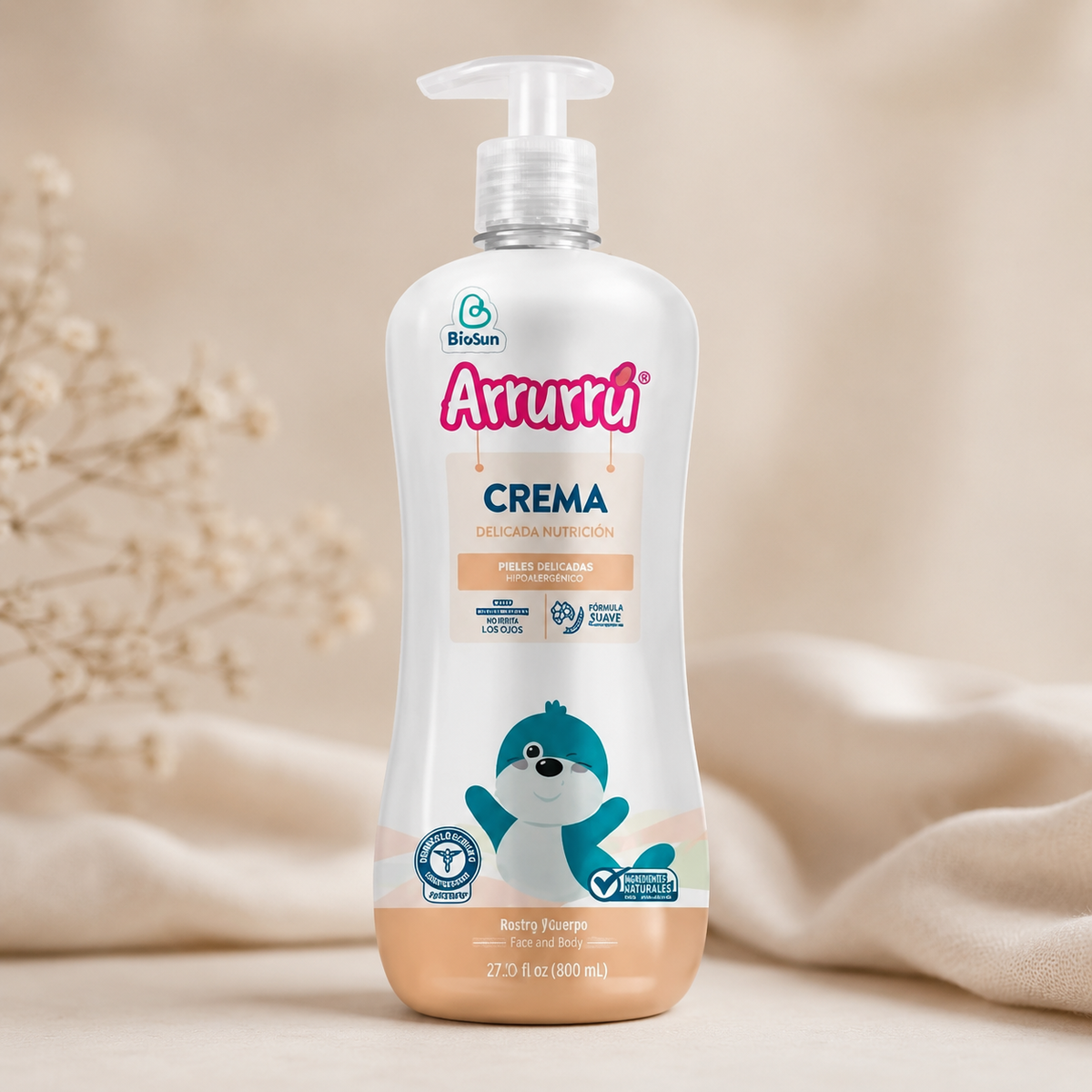 CREMA ARRURU DELICADA NUTRICION X 800 ML - imagen 3