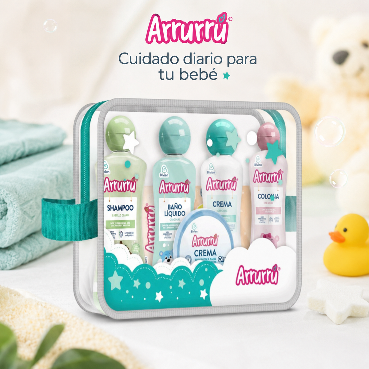 ESTUCHE ARRULLO ARRURU ROSADO - imagen 6