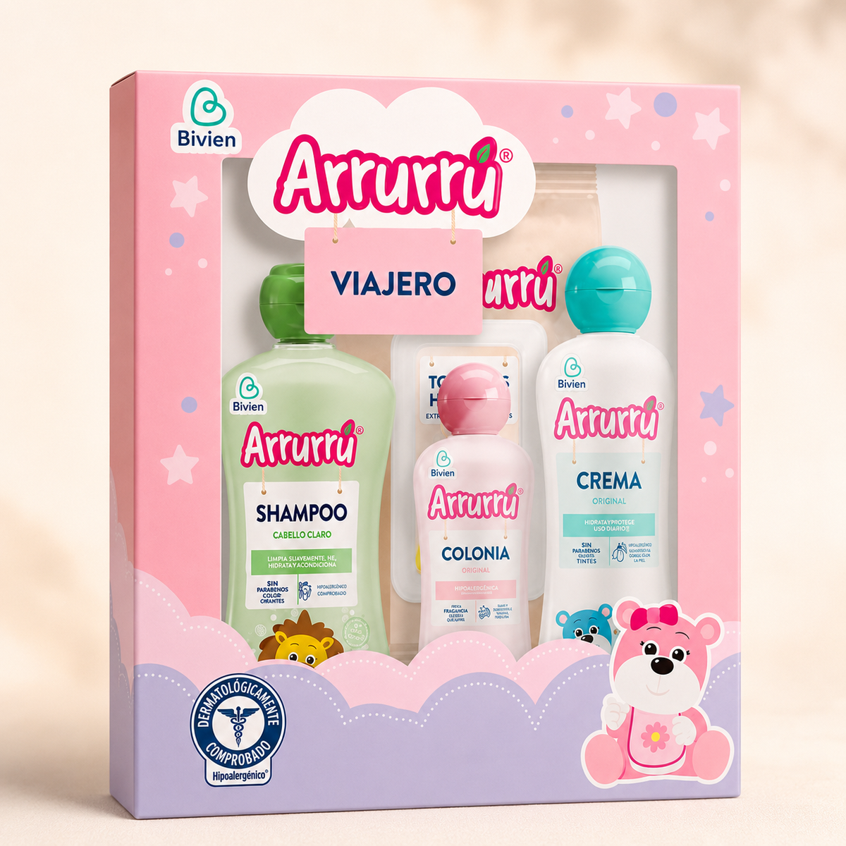 ESTUCHE ARRURU VIAJERO AZUL - imagen 2