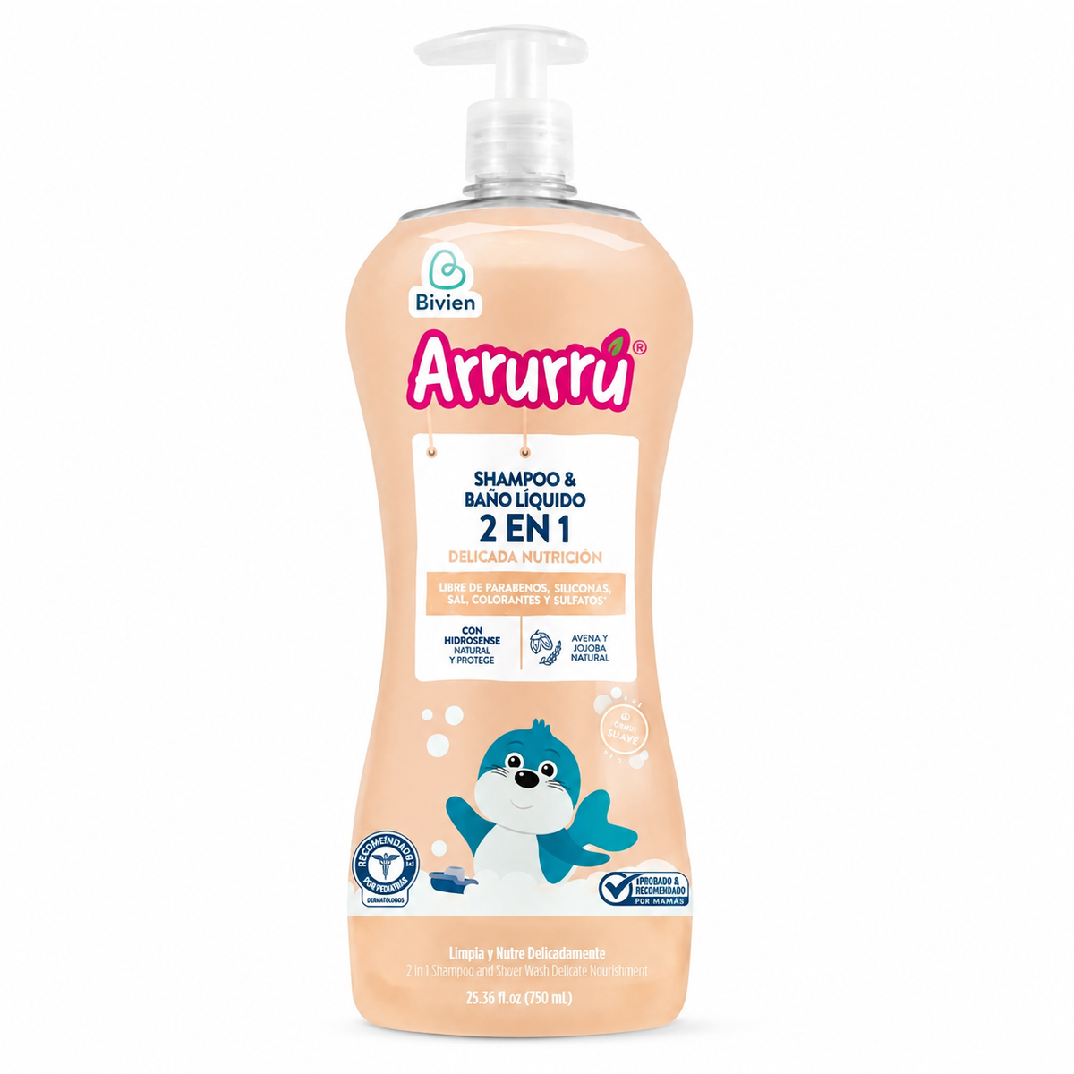 SHAMPOO Y BAÑO LIQUIDO DELICADA NUTRICION X 750 - imagen 1