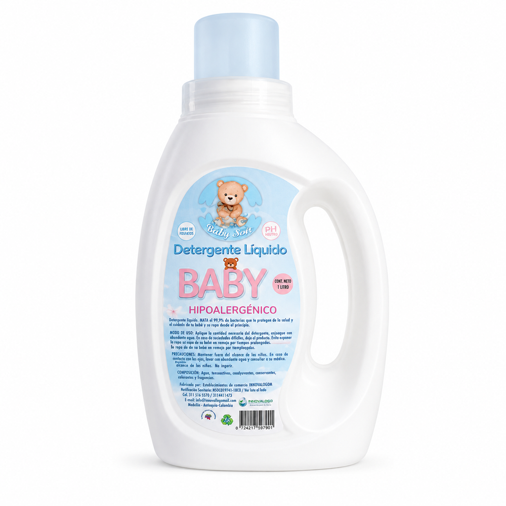 JABON LIQUIDO PARA TETEROS PH NEUTRO 1 LITRO - imagen 1