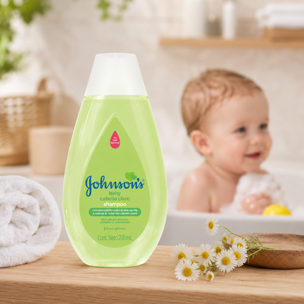 SHAMPOO JHONSONS CABELLO CLARO X 200 ML - imagen 3