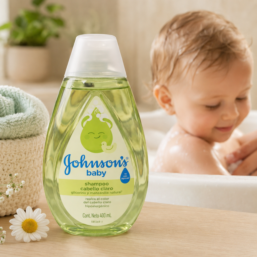 SHAMPOO JHONSONS CABELLO CLARO X 400 ML - imagen 3