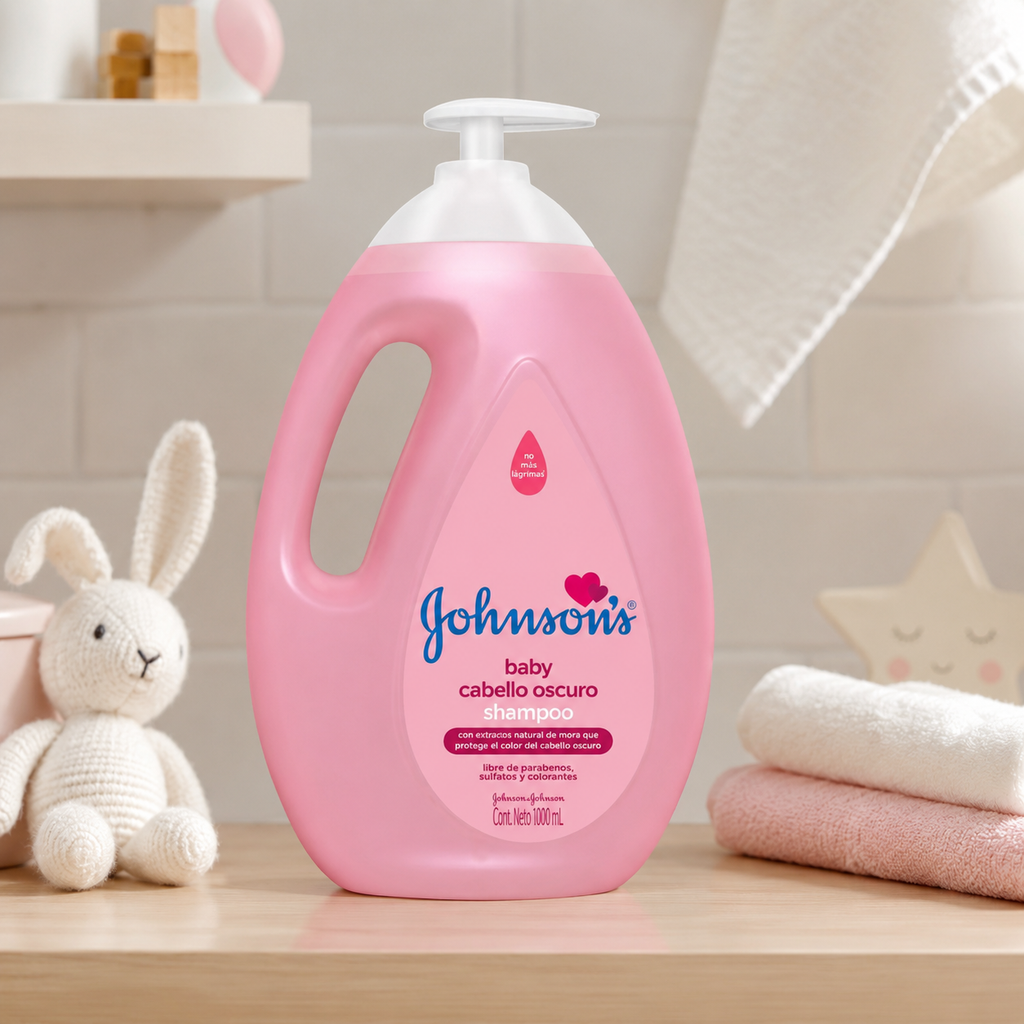 SHAMPOO JHONSONS CABELLO OSCURO X 1000 ML - imagen 3
