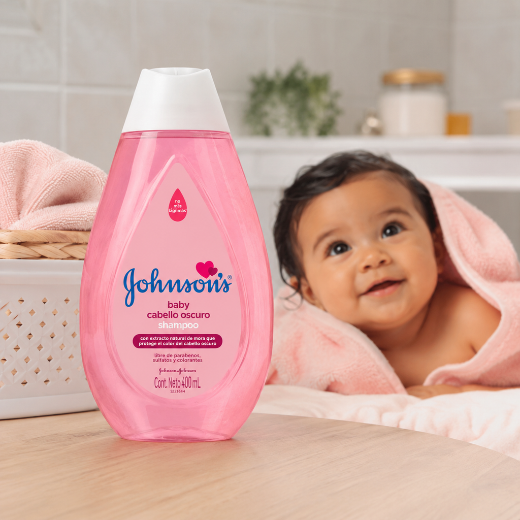 SHAMPOO JHONSONS CABELLO OSCURO X 400 ML - imagen 3
