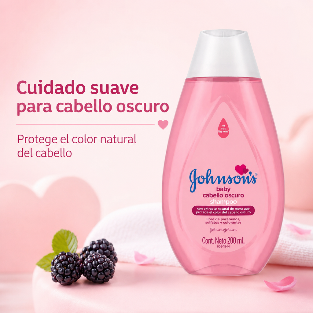 SHAMPOO JHONSONS CABELLO OSCURO X 200 ML - imagen 6