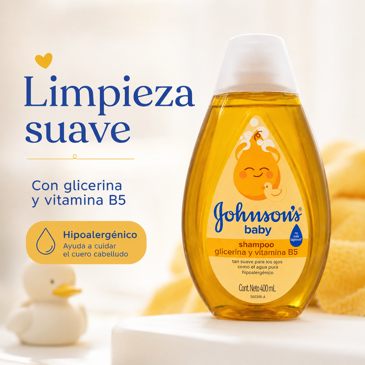 SHAMPOO JHONSONS ORIGINAL X 400 ML - imagen 6